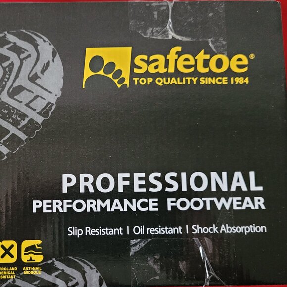 BRAND NEW, SAFETOE LEATHER SAFETY WORK SHOES, SIZE 8!!! - Picture 9 of 9